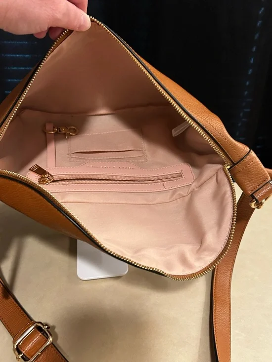 Poppy and Peonies Vegan Leather Crossbody Belt Bag - Picture 8 of 15